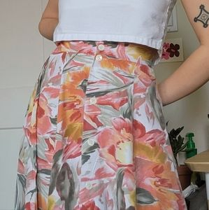 Vintage floral skirt